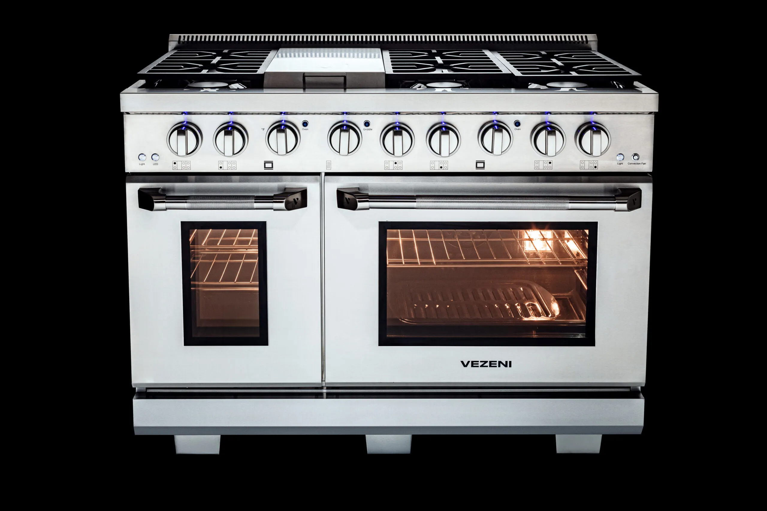 Randolph Gas Range 48 inch | VEZENI Professional Performance