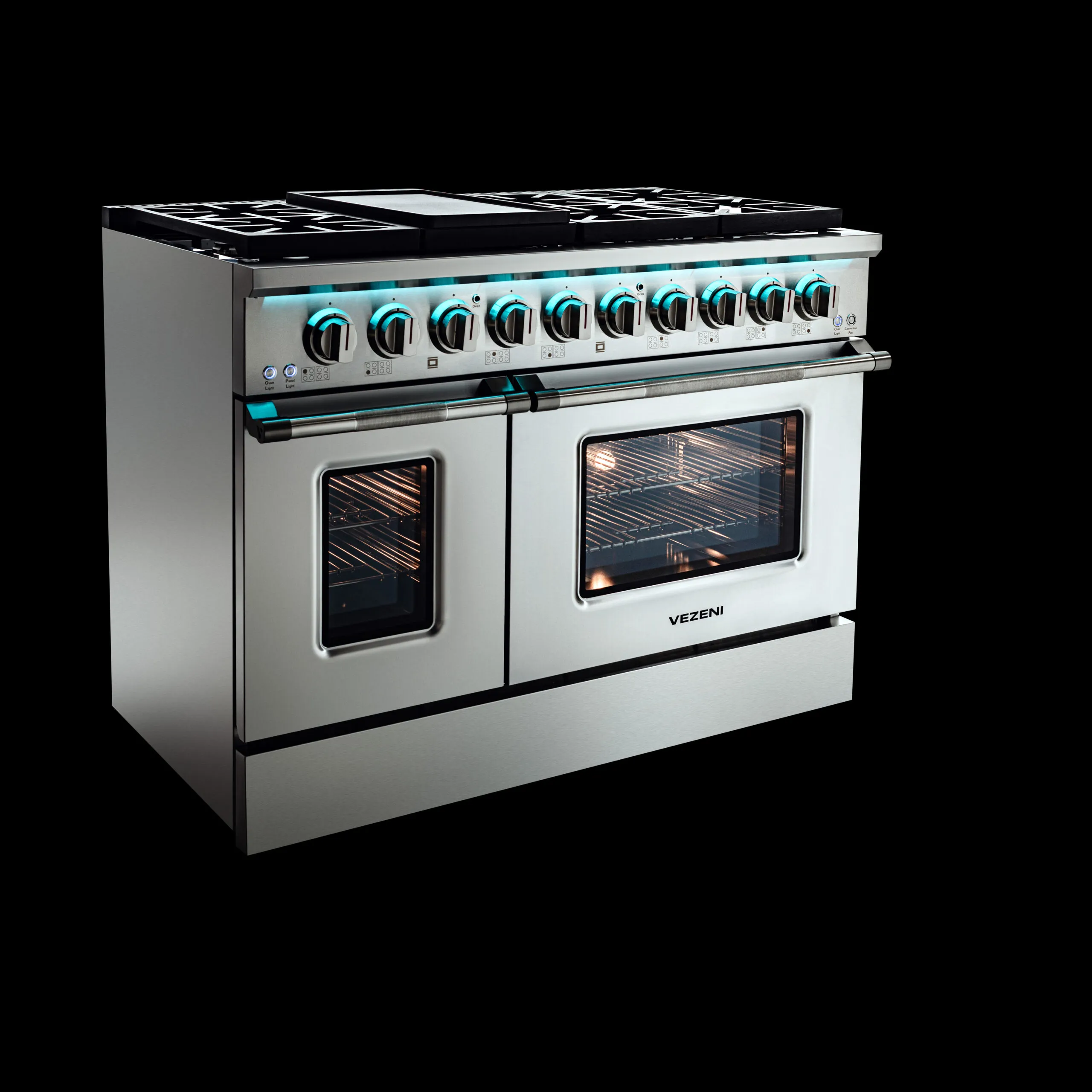 VEZENI 48″ Dual Fuel Range | Innovation Meets Style