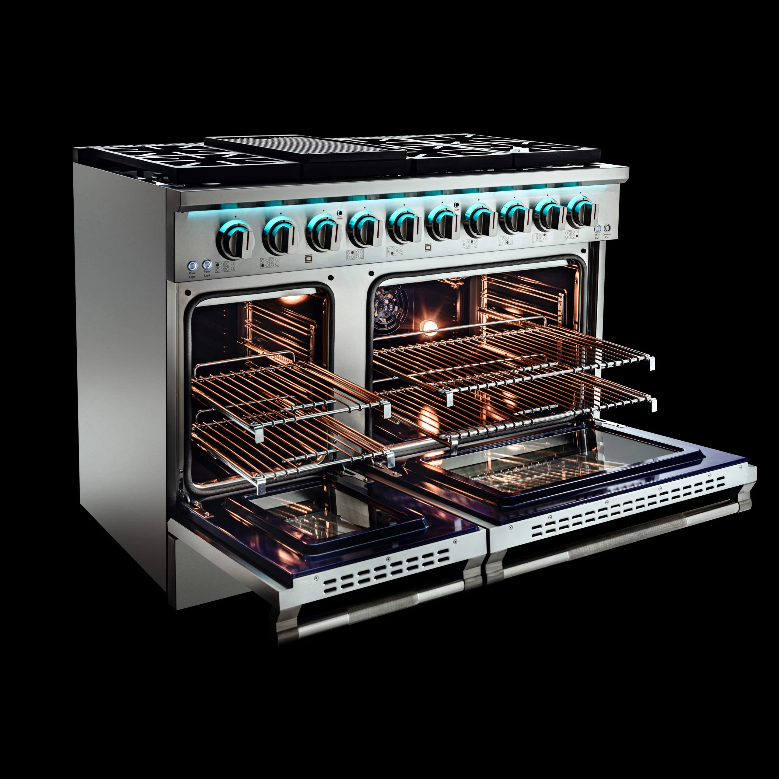 VEZENI 48″ Dual Fuel Range | Innovation Meets Style