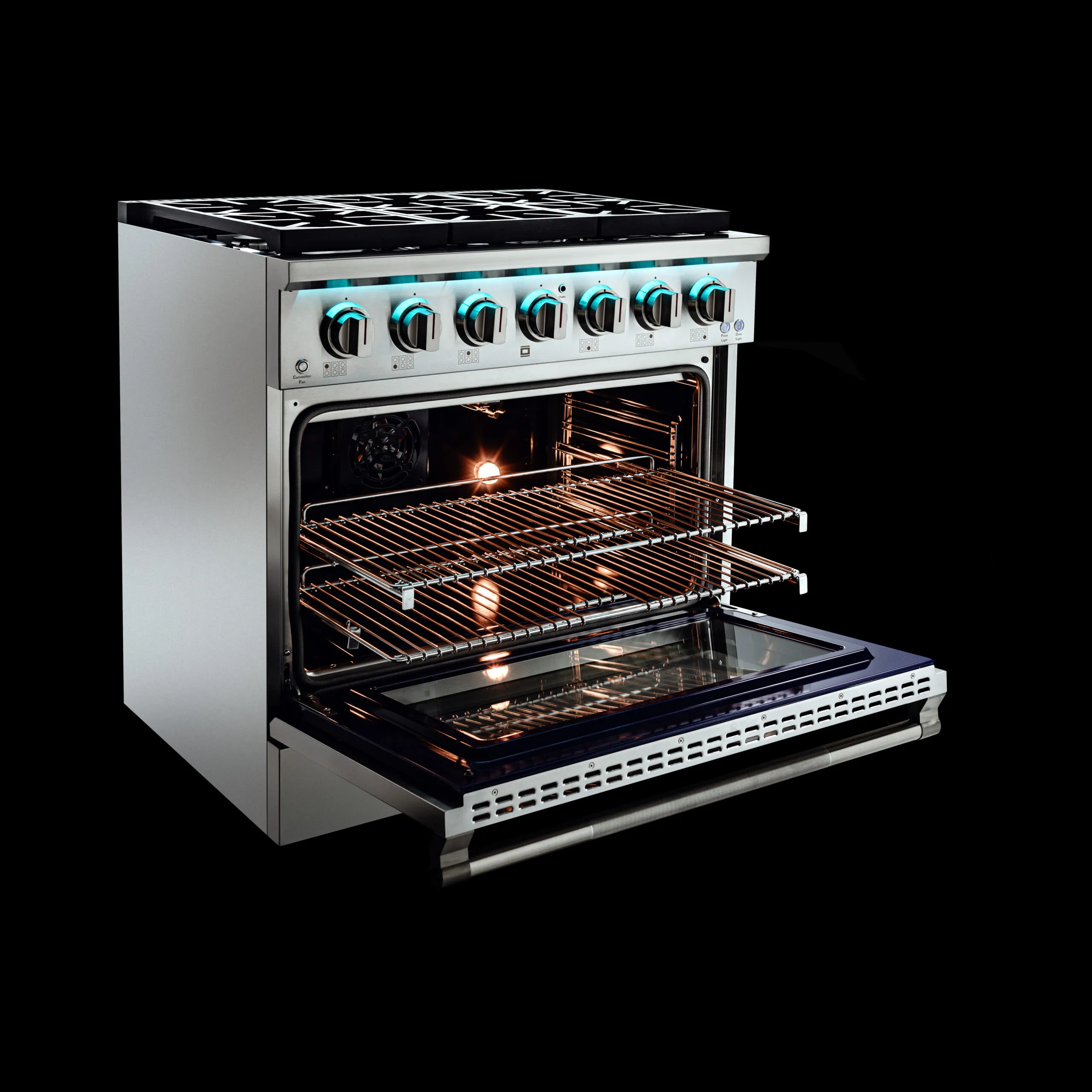 VEZENI 36″ Dual Fuel Range | Versatile and Precise