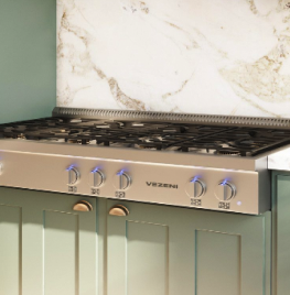 Vezeni stainless steel 48 in rangetop